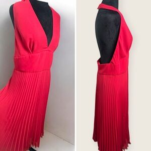 Brand: ABS Evening by allen schwartz, red dress, size: 14